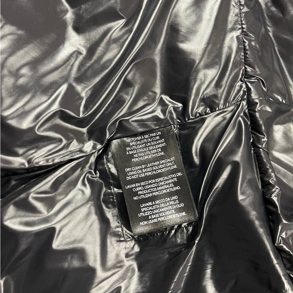 [154] Mackage Lara Sparkly Black Coat  Jacket L Size - Picture 3 of 3